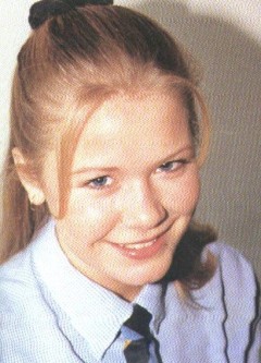 Suzanne Shaw from hear'say at school